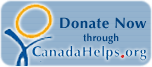 CanadaHelps Donate Now button